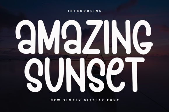 Amazing Sunset Font: Elegant Script for Handmade Brands