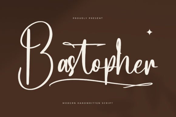 Bastopher: A Luxury Script Font for Editorial Design