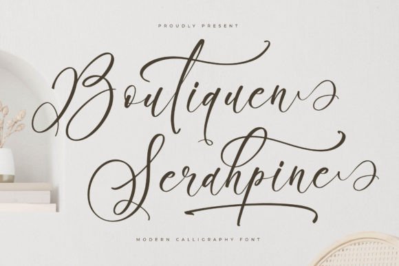 Boutiquen Serahpine Font for Elegant Handmade Brands