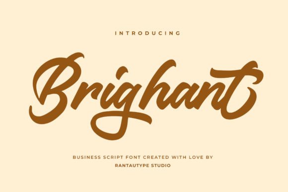 Brighant Typeface for Modern Web Design