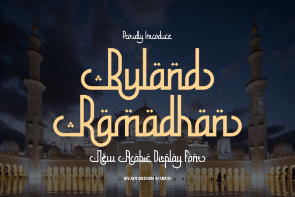 Buland Ramadhan: Elevate Campaigns with Elegant Script
