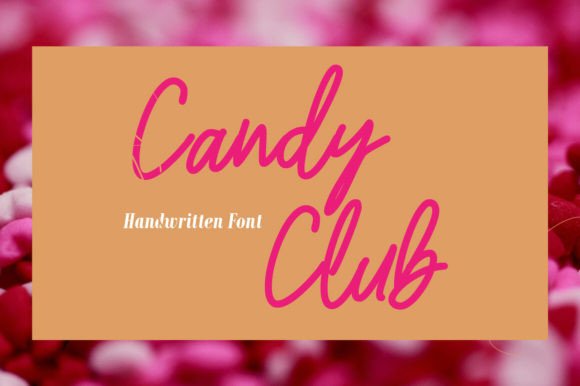 Candy Club Script Font for Modern Web Design