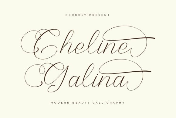 Cheline Galina Font Review for Campaign Design