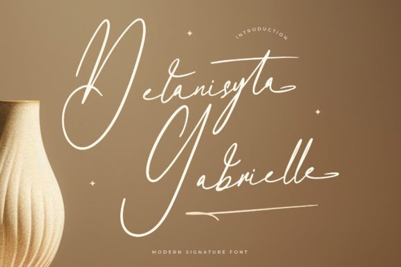 Delanisyta Gabrielle: A Luxury Script Font for Branding