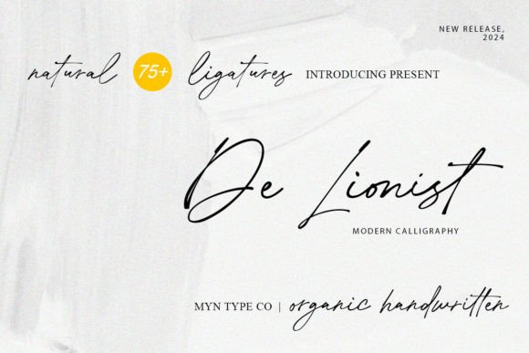 Elevate Your Brand Identity with De Lionist Script Font