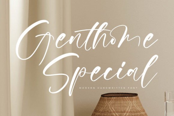 Genthome Special: A Premium Script Font for Web Design