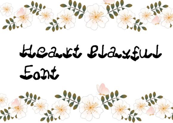 Heart Playful: A Handwritten Font for Modern Web Design