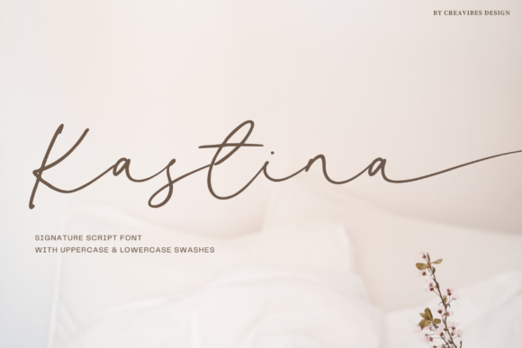 Kastina Signature Script Font for Branding