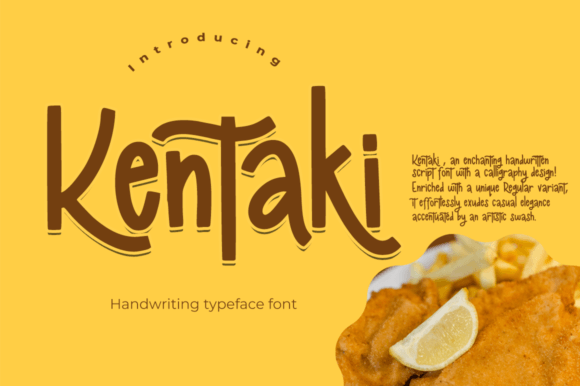 Kentaki: The Perfect Script Font for Handmade Brands