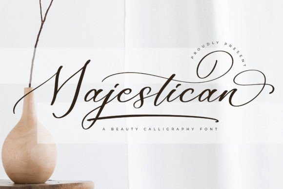 Majestican: A Premium Script Font for Elegant Web Design