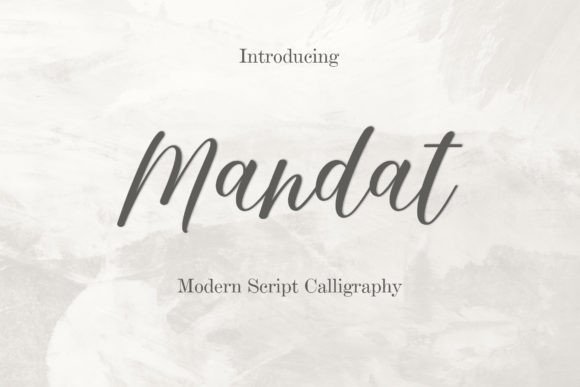 Mandat Script Font Review for Modern Campaigns
