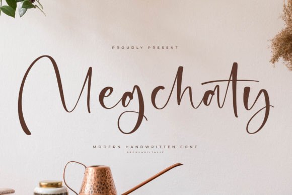 Megchaty: The Elegant Script Font for Handmade Brands