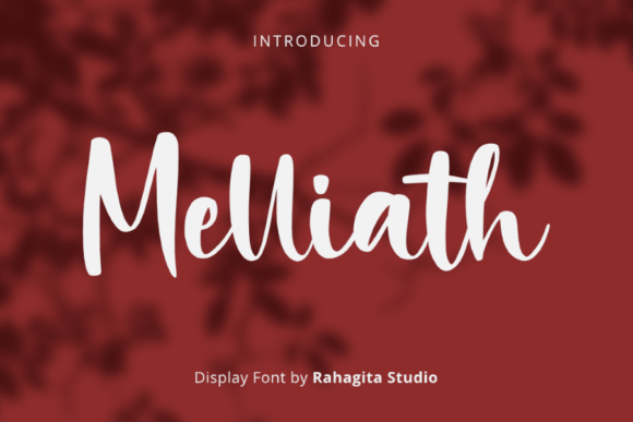Melliath Typeface for Editorial Design