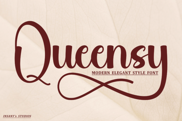Queensy Font: A Stylish Script for Elegant Branding