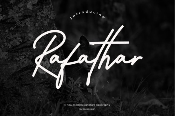 Rafathar: A Script Handwritten Font for Editorial Elegance