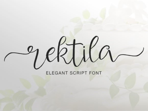 Rektila Font: The Perfect Script for Handmade Brands