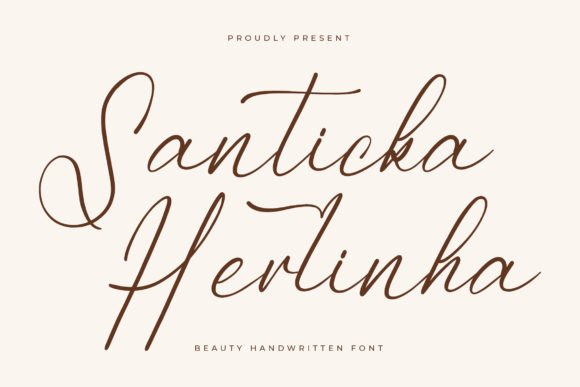 Santicka Herlinha: A Stylish Script Font for Elegant Campaigns