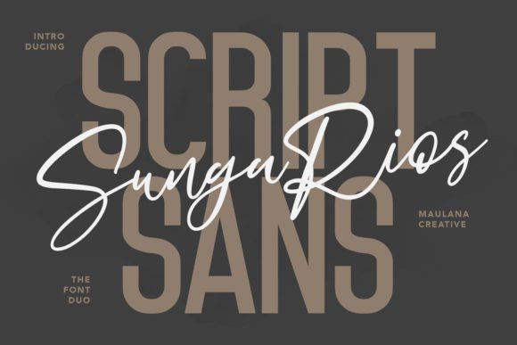 Sungarios Font Review: A Versatile Serif and Script Duo